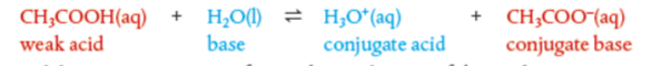 Machine generated alternative text:C[13C00[I(aq) + H20(1)  H,0(aq) + CI-13C00(aq)weak acid base conjugate acid conjugate base